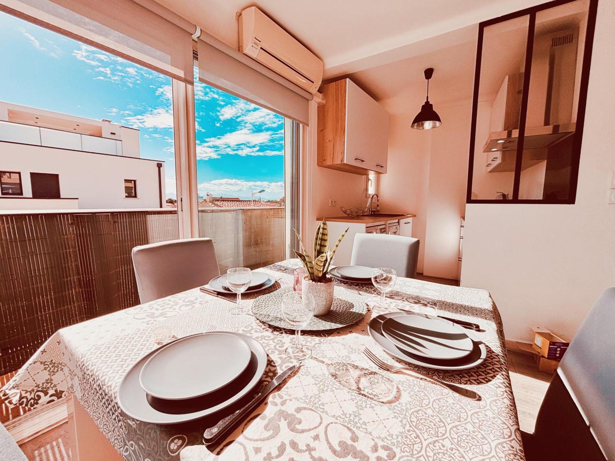 T3 Paisible Tres Proche Plage 卡内 外观 照片